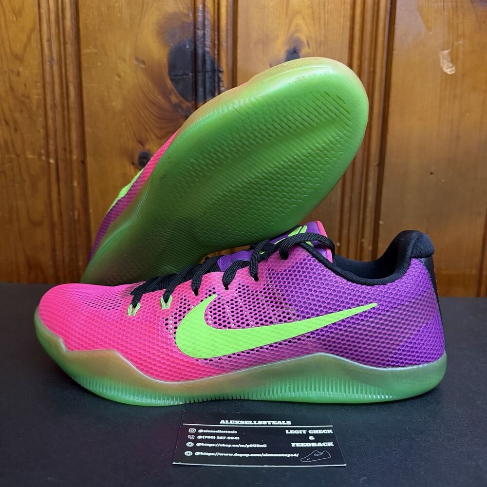 Nike Kobe 11 Em Low Mambacurial Pink Size 11 Men (836183-635) NO BOX USED